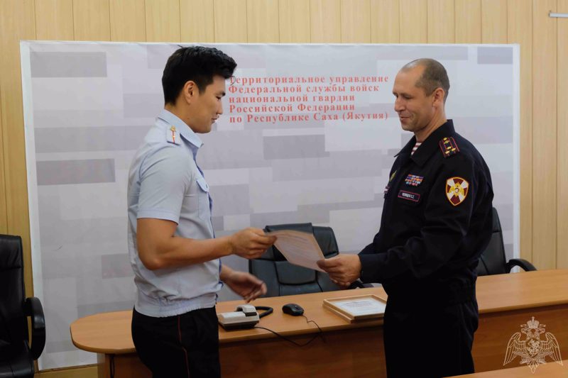 В управлении Росгвардии по Республике Саха (Якутия) проведены учебно-методические сборы с личным составом правовых подразделений