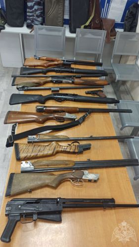 На территории Якутска за выходные дни изъято 18 единиц оружия  
