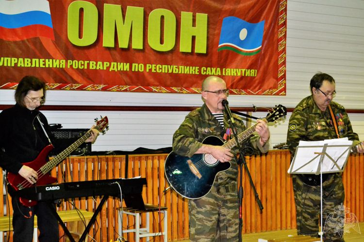 Якутским ОМОН проведен комплекс мероприятий по празднованию 28-й годовщины со дня образования отряда