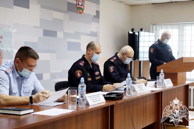В Управлении Росгвардии по Республике Саха (Якутия) состоялось межведомственное совещание с представителями регионального МВД