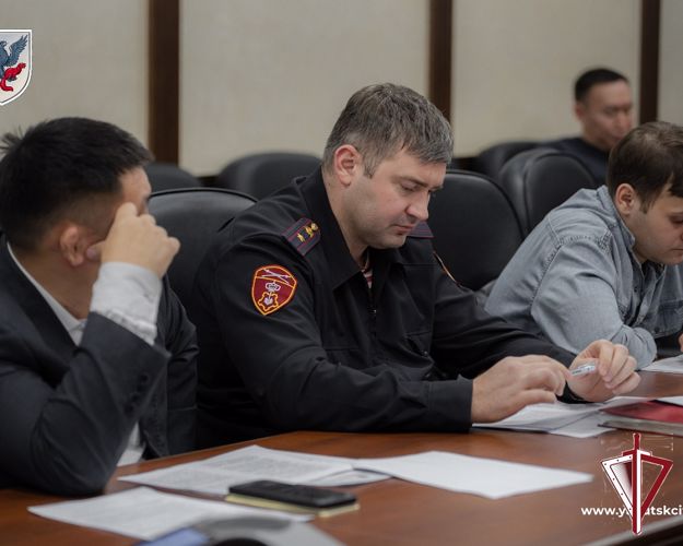 В мэрии Якутска состоялось заседание антитеррористической комиссии с участием руководства Якутского ОВО Росгвардии