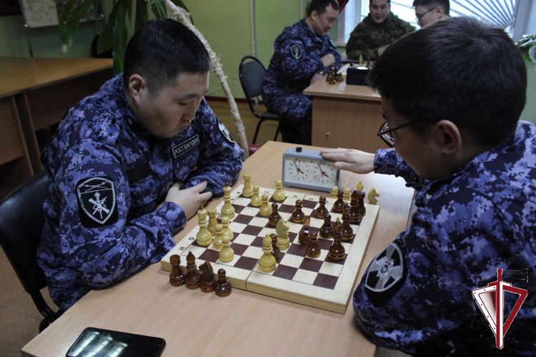 В Якутске завершился чемпионат территориального Управления Росгвардии по шахматам