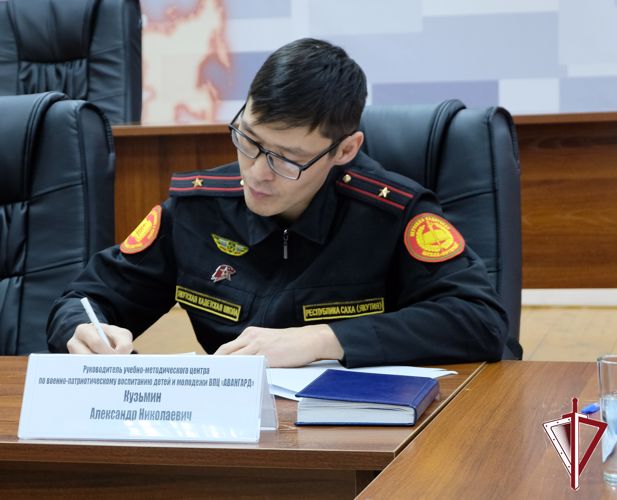 В территориальном Управлении Росгвардии проведен круглый стол «Совершенствование методов работы патриотического  воспитания молодого поколения» 