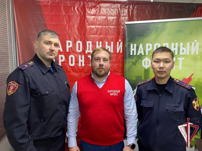 «Народный фронт» и Якутский ОВО Росгвардии провели рабочую встречу по вопросу хранения гражданского оружия участников СВО