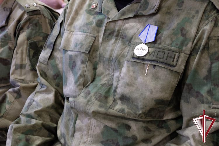 Отличившимся в ходе специальной военной операции бойцам ОМОН «Бизон» Росгвардии вручены государственные награды