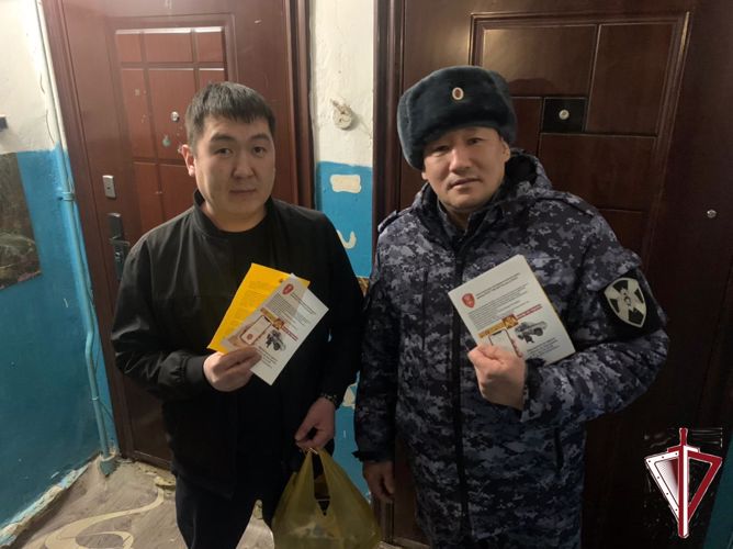 ОВО Росгвардии проводит профилактическое мероприятие «Безопасный дом, подъезд, квартира»