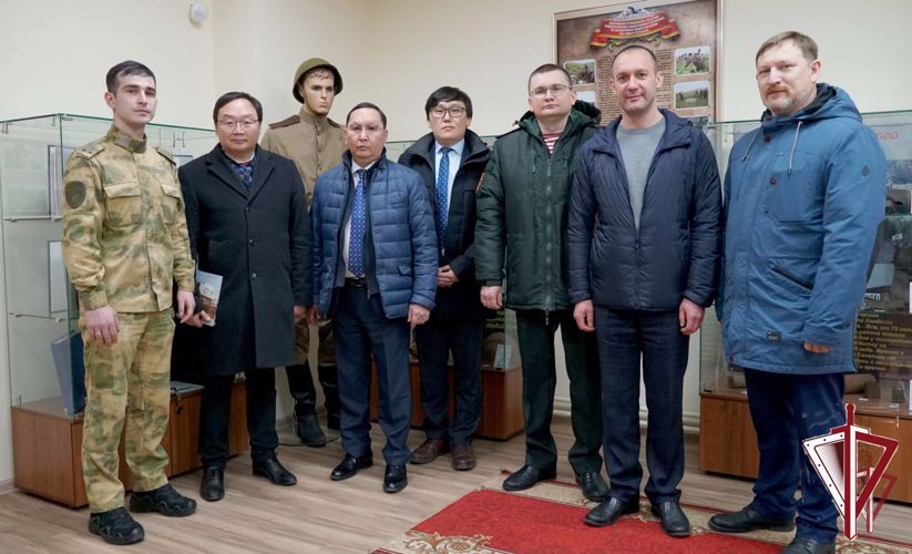 Память якутского воина почтили в Управлении Росгвардии по сахалинской области