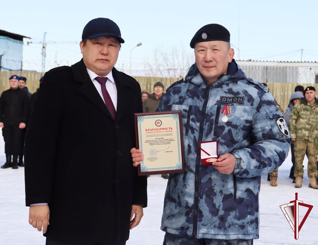На базе ОМОН «Бизон» Росгвардии состоялось торжественное мероприятие празднования 30-й годовщины со дня образования отряда