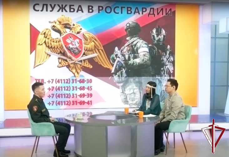 Военная служба по контракту в Росгвардии стала темой эфира программы «Сана кун» НВК «Саха»(Видео)