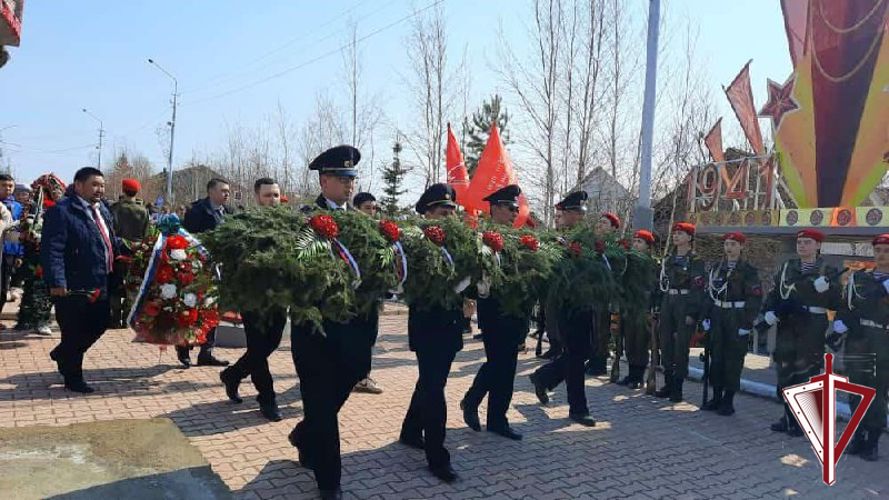 Сотрудники вневедомственной охраны Росгвардии приняли участие в праздновании 78-й годовщины Победы в Великой Отечественной Войне