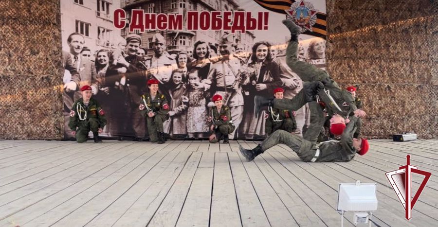 Сотрудники вневедомственной охраны Росгвардии приняли участие в праздновании 78-й годовщины Победы в Великой Отечественной Войне