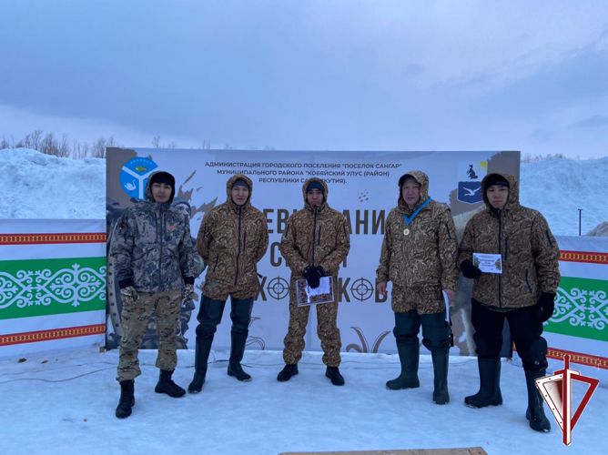 В посёлке Сангар семья росгвардейцев выиграла ряд номинаций  в соревнованиях «Охотничьи традиции»
