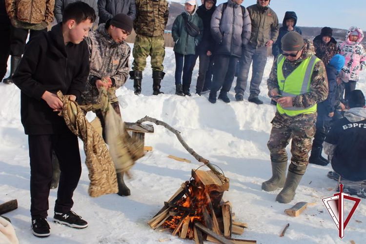 В посёлке Сангар семья росгвардейцев выиграла ряд номинаций  в соревнованиях «Охотничьи традиции»