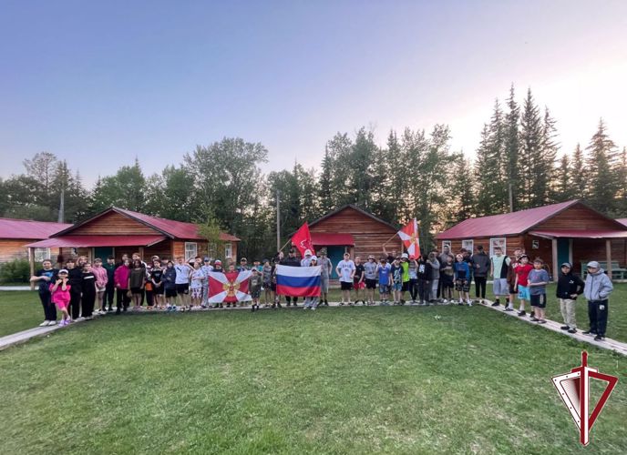 В спортивно-оздоровительном лагере  «Олимп» Олекминского района стартовала акция  «Каникулы с Росгвардией» 