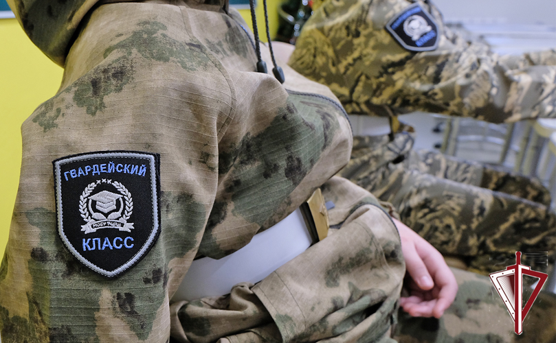 В Табагинской школе гвардейскому классу присвоено имя погибшего омоновца Александра Гундарева