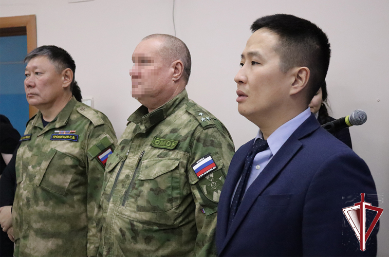 Руководство ОМОН «Бизон» приняло участие в открытии мурала памяти Сергея Черных