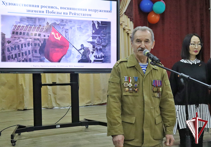 Руководство ОМОН «Бизон» приняло участие в открытии мурала памяти Сергея Черных