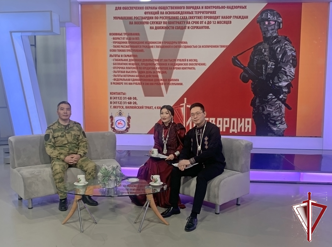 Офицер Росгвардии выступил в «прямом эфире» программы «Сана кун» на тему поступления в военные ВУЗы