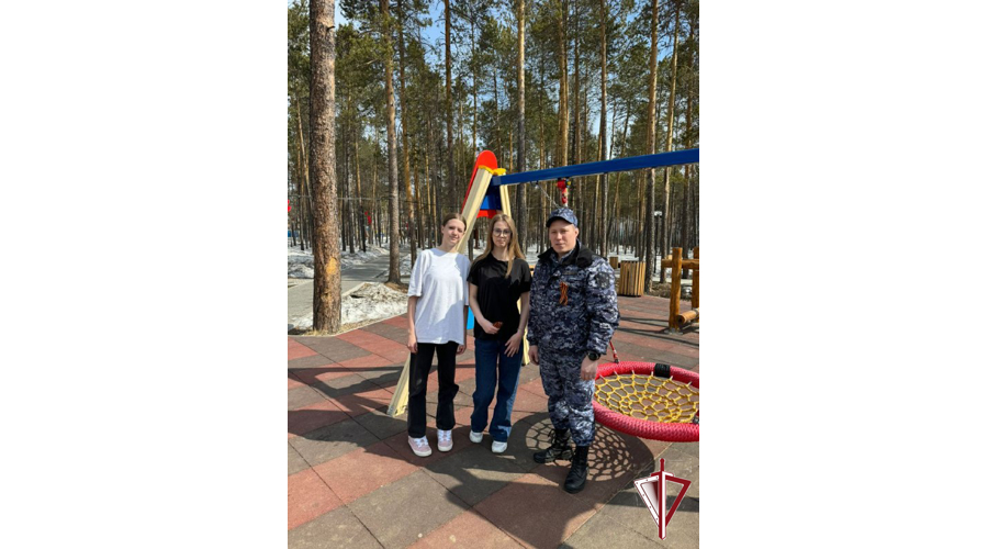 В Нерюнгринском и Мегино-Кангаласском районах с участием Росгвардии проходит акция «Георгиевская лента»