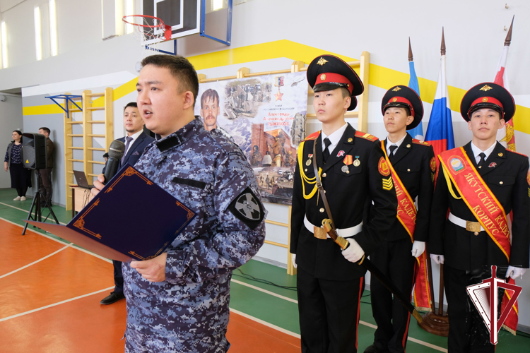 В день рождения командира ОМОН Героя России Александра Рыжикова в ВПК его имени вступили два класса СОШ №26