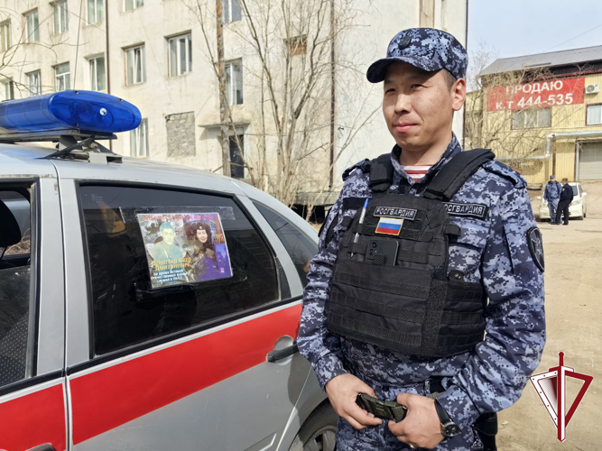 Якутские росгвардейцы присоединились к проведению всероссийской акции «Бессмертный автополк»