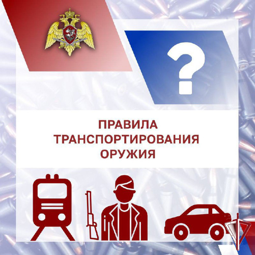 Правила транспортирования оружия 