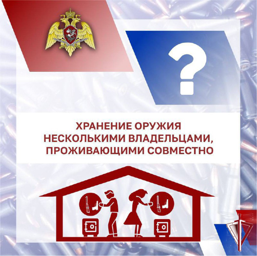Хранение оружия несколькими владельцами, проживающими совместно