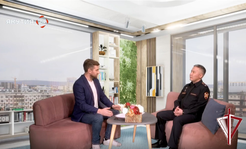 Зрителям программы «Утро Якутии» офицер Росгвардии рассказал о поступлении в ведомственные ВУЗы 