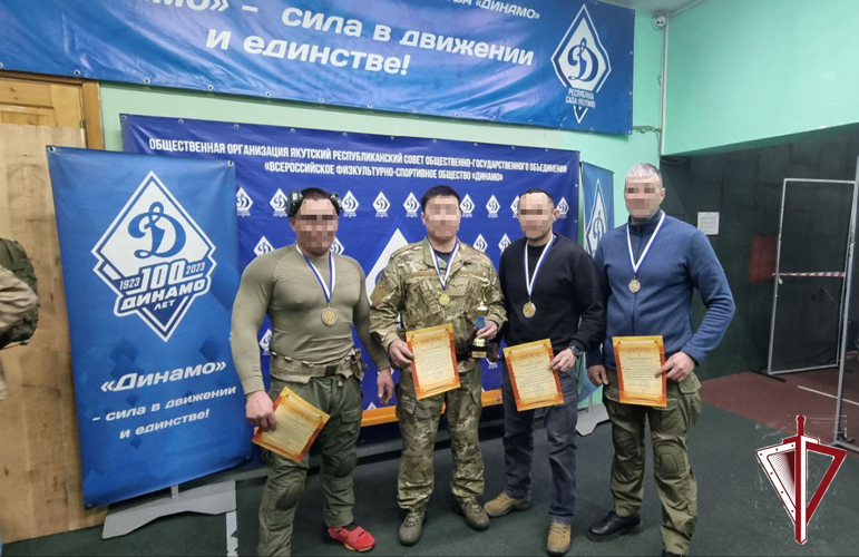 Якутские росгвардейцы заняли призовые места в турнире Динамо по практической стрельбе 