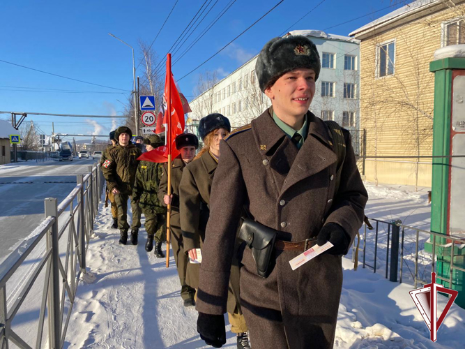 Всероссийская акция памяти «Блокадный хлеб» прошла в Олекминске с участием ВПК «Альфа» и районной Росгвардии