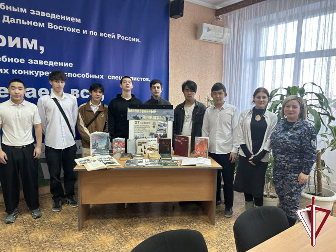 В день полного снятия блокады Ленинграда росгвардейцы в Якутии провели ряд мероприятий   