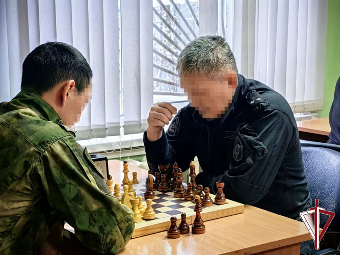 В Якутске росгвардейцы определили сильнейших шахматистов