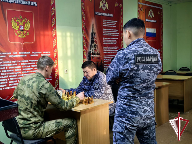 В Якутске росгвардейцы определили сильнейших шахматистов