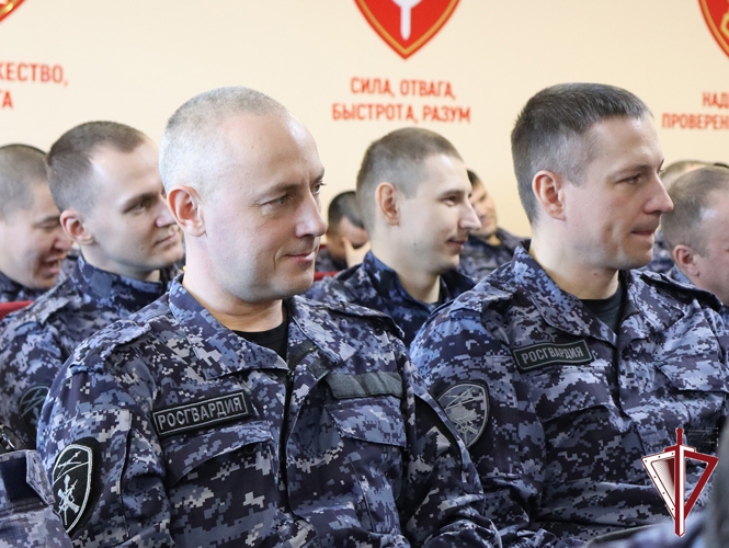 В территориальном Управлении Росгвардии состоялось торжественное мероприятие, посвященное Дню защитника Отечества