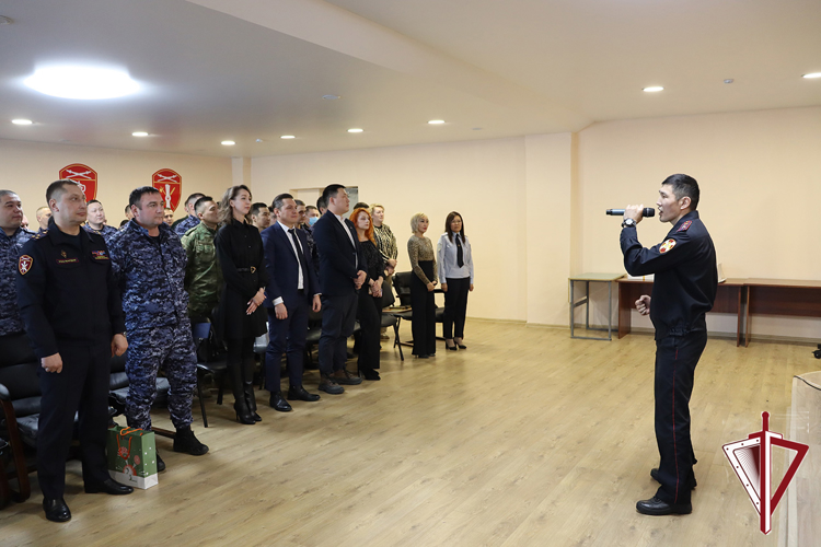 В территориальном Управлении Росгвардии состоялось торжественное мероприятие, посвященное Дню защитника Отечества