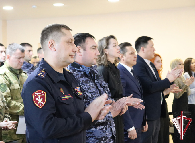 В территориальном Управлении Росгвардии состоялось торжественное мероприятие, посвященное Дню защитника Отечества