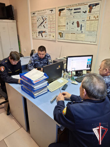 Росгвардия провела проверку охраняемого объекта регионального Управления  Федерального казначейства 