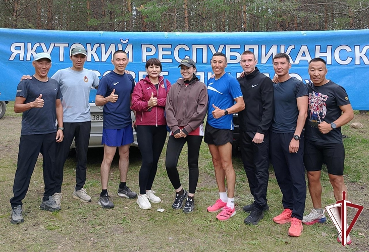 Сборная Росгвардии заняла призовое место в легкоатлетическом кроссе в Якутии 