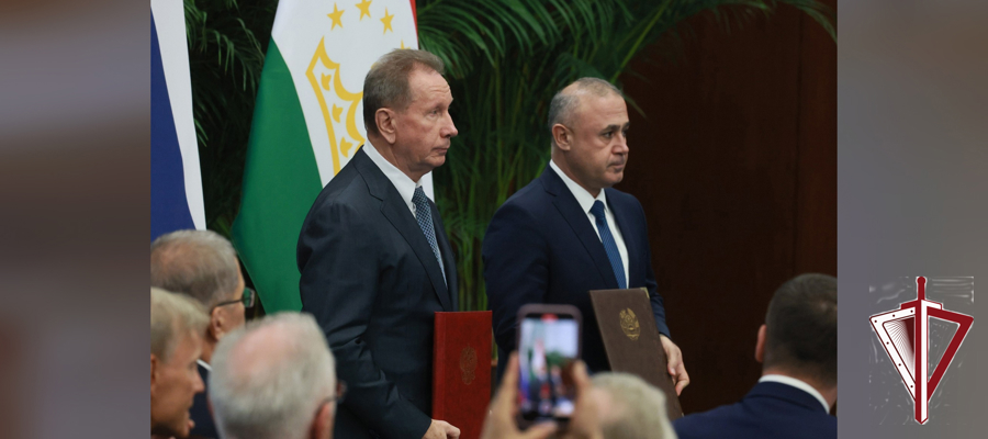 Подписано Соглашение о сотрудничестве между Федеральной службой войск национальной гвардии Российской Федерации и Национальной гвардией Республики Таджикистан