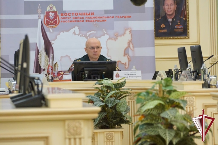Военный совет Восточного округа Росгвардии состоялся в Хабаровске 