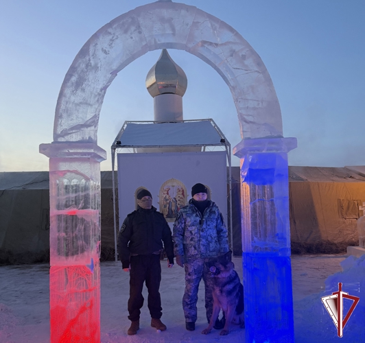 Росгвардия обеспечивает безопасность празднования Крещения в Якутске