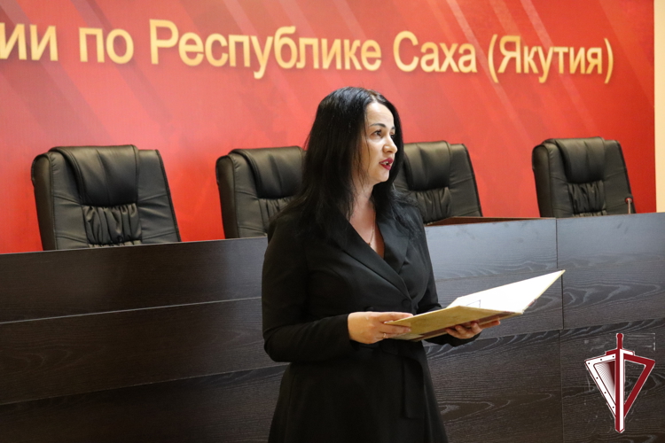 В территориальном Управлении Росгвардии поздравили защитников Отечества 