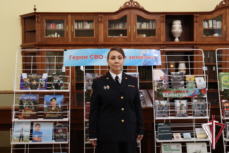 Сотрудник Росгвардии Ирина Зайченко заняла 2 место в конкурсе чтецов «Фестиваль одного стиха о Специальной военной операции» 