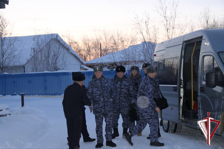 Состоялась рабочая поездка руководства тероргана Росгвардии в Вилюйский и Нюрбинский районы 