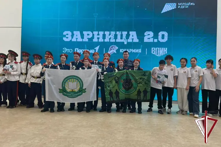 Сотрудник Росгвардии выступил судьей на школьном этапе «Зарницы 2.0» в Якутске 
