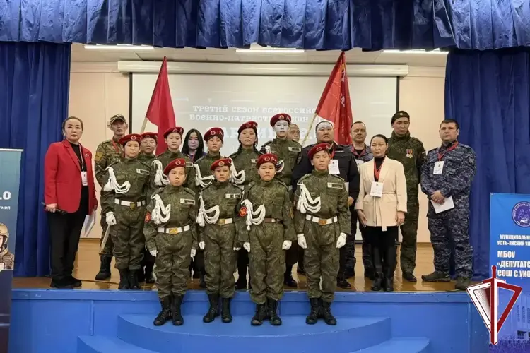 В Усть-Янском районе с участием Росгвардии прошел районный этап «Зарница 2.0»