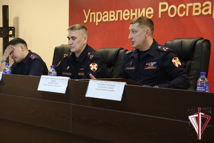 В Управлении Росгвардии обсудили вопросы обеспечения безопасности на объектах образования Якутии