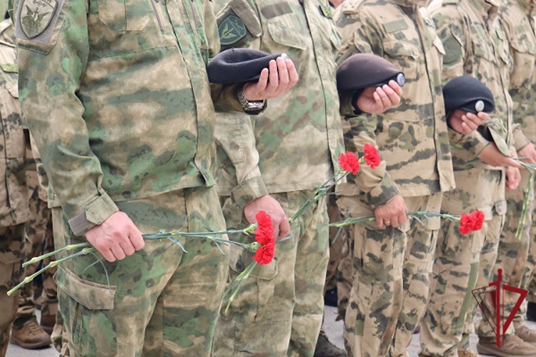 В Якутске Росгвардия почтила память погибших на СВО бойцов ОМОН «Бизон»
