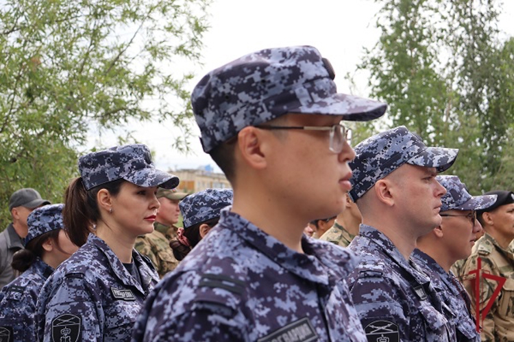 В Якутске Росгвардия почтила память погибших на СВО бойцов ОМОН «Бизон»
